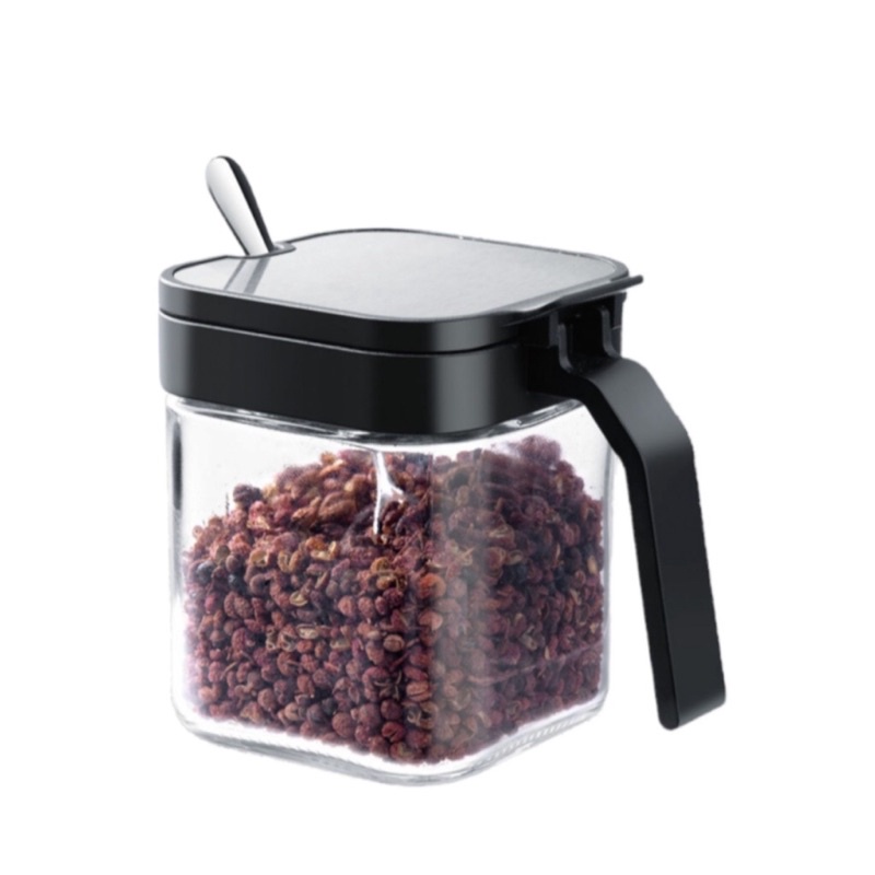 Hũ lọ đựng gia vị, phối INOX có tặng kèm Muỗng cao cấp