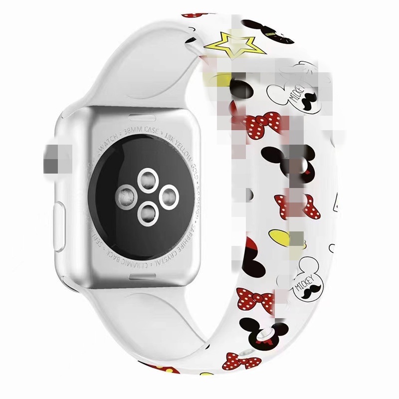 Dây Đeo Đồng Hồ Bằng Silicone Hoạt Hình Kitty 49mm 41mm 45mm 44mm 42mm 40mm 38mm Cho i-Watch ultra 8 SE 7 6 5 4 3 2 1
