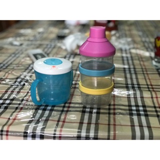 Combo cốc uống nước và hộp đựng cho bé