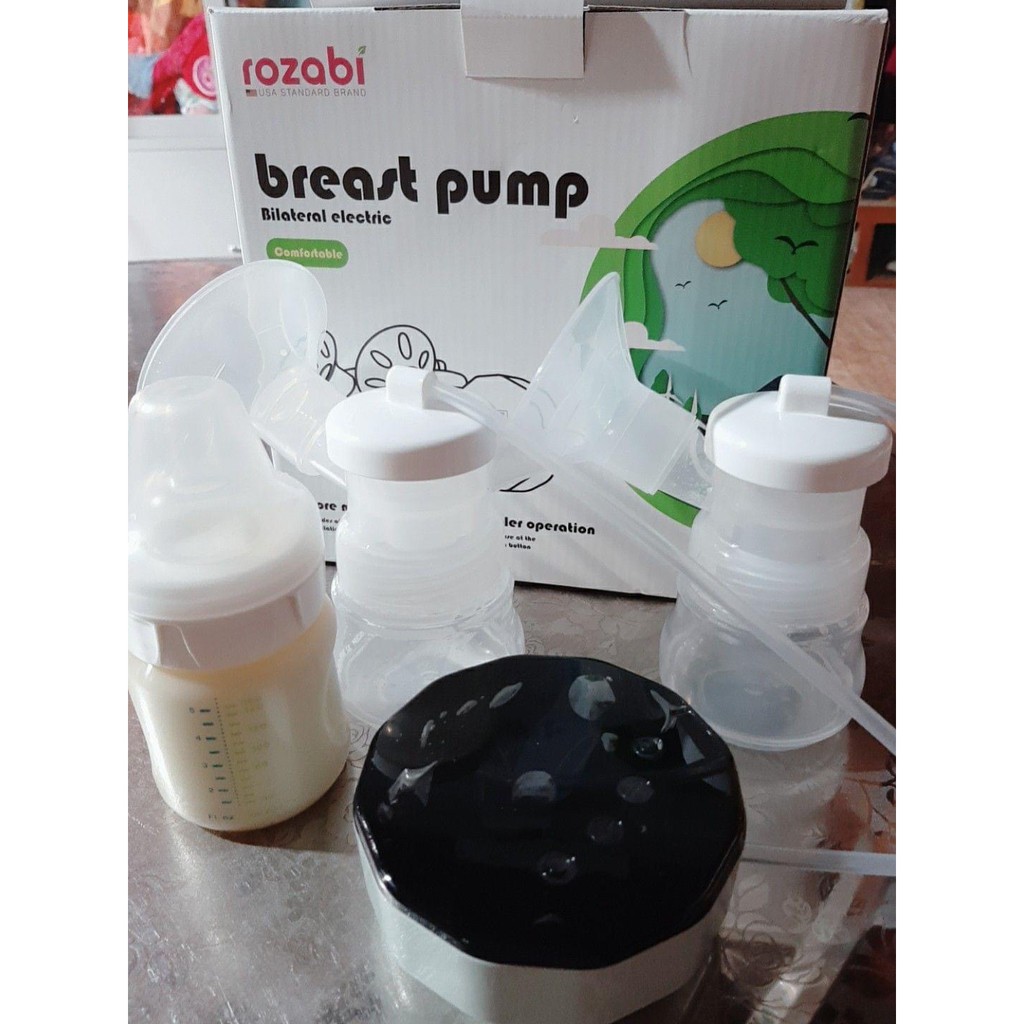 Máy hút sữa Rozabi Compact - Tặng 10 túi đựng sữa mẹ