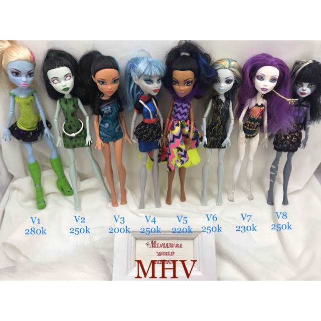 Búp bê Monster high. Búp bê MH. Mã MHV