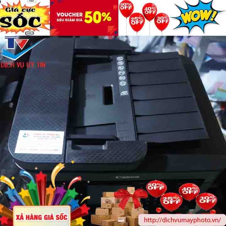 Máy in cũ Canon MF 215 hàng like new mới trên 90% đầy đủ photocopy ADF scan in photo mặt gương