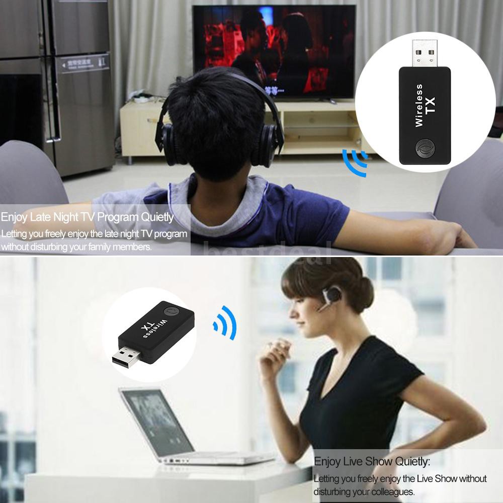 Thiết Bị Phát Tín Hiệu Bluetooth Tx9 Cho Tv Dvd Pc Cd Mp3/Mp4