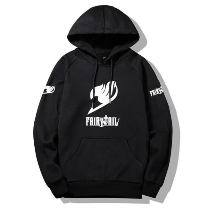 🎁HOT💥 Áo Fairy Tail hoodie dài tay mũ trùm đầu sP yêu thích ❤