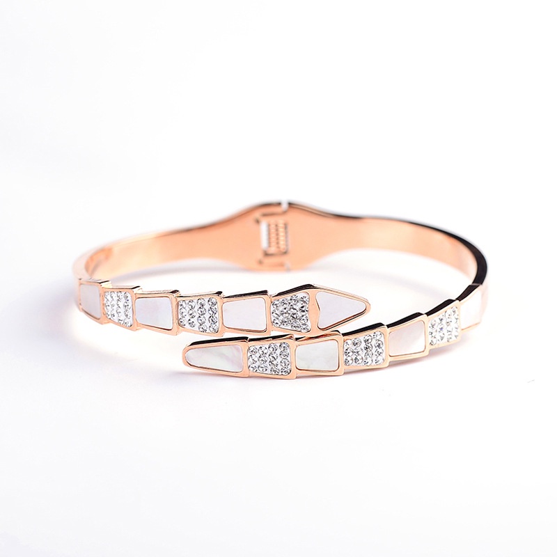 Vòng đeo tay MAYEBE LAVEND bằng thép titan phong cách Hàn Quốc dành cho nữ