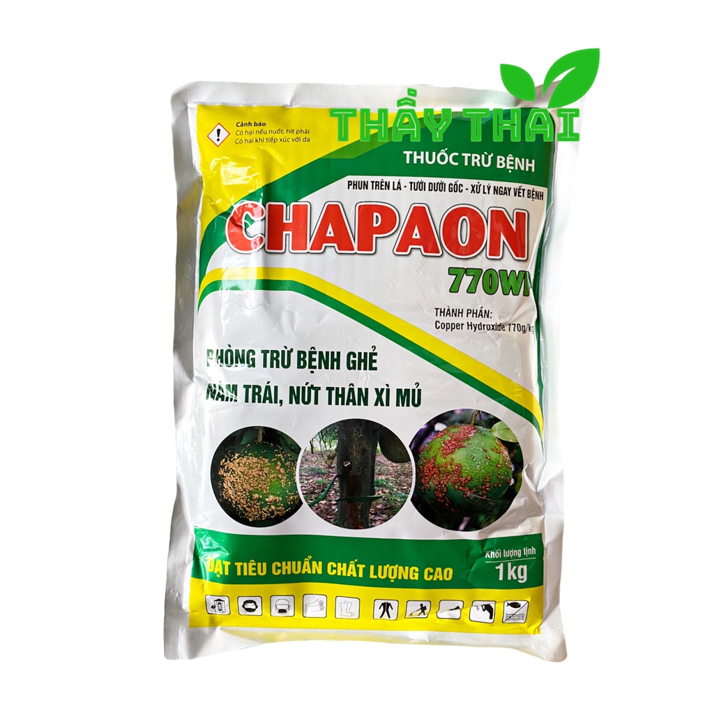 Coc 85wp 1kg TânQuy Thuốc trừ bệnh cho hoa lan, hoa mai-thán thư,sương mai, ghẻ trái, Ghẻ lá