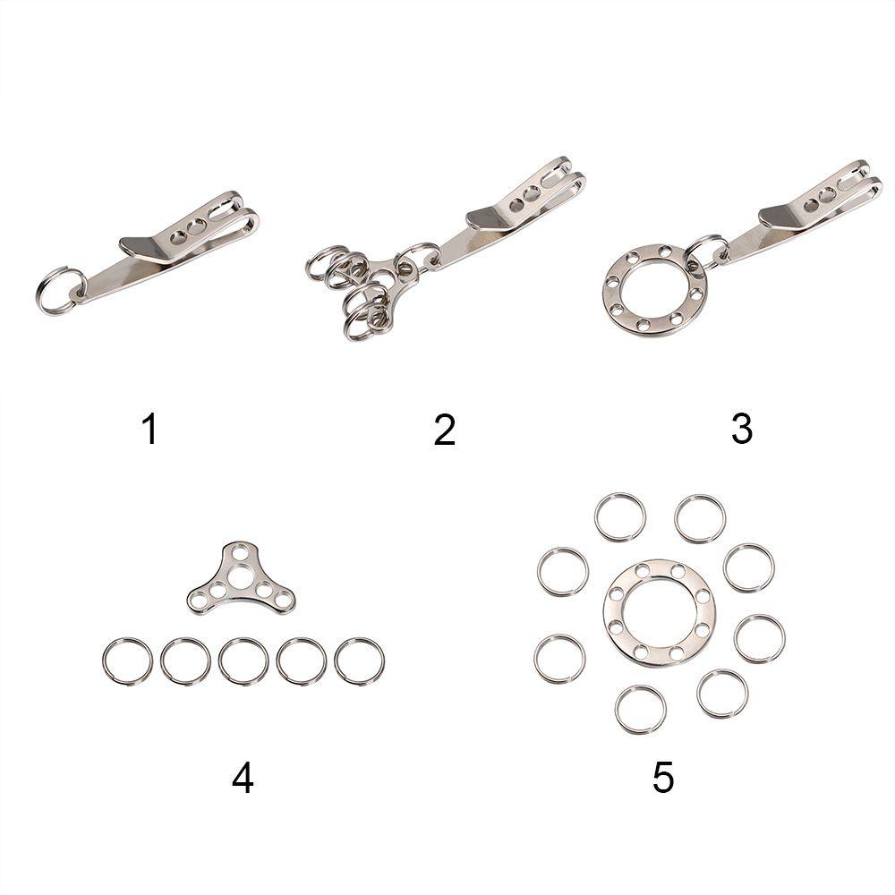 Kẹp Inox 301 EDC Chuyên Dụng Cho Hệ Thống Treo Túi EDC