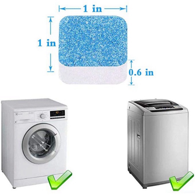 1 VIÊN TẨY VỆ SINH LỒNG MÁY GIẶT DIỆT KHUẨN HIỆU QUẢ