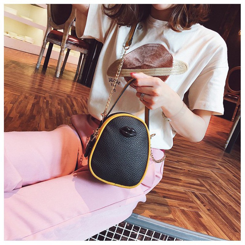 Túi Đeo Vai Mini Bằng Da Mềm Thiết Kế Đơn Giản