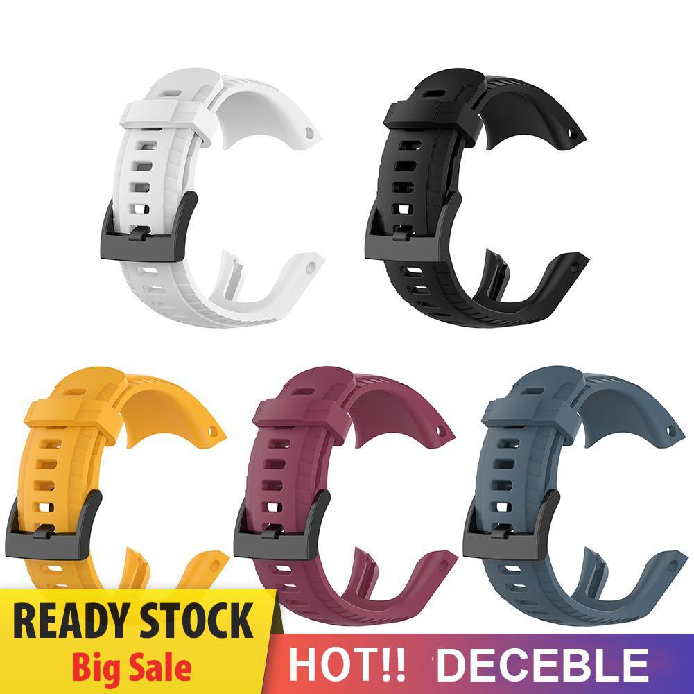 Deceble Silicone Replacement Watchband for Suunto 5 Band Strap Watch Accessories