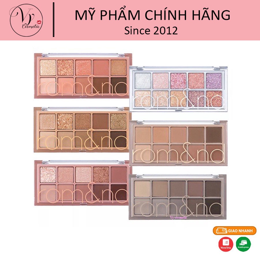 [FULL] Bảng phấn mắt rom&amp;nd Better Than Palette [The Secret Garden] 8g