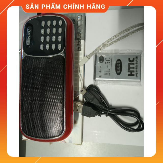Loa di động cắm USB, Thẻ nhớ, FM BKK K9 ( ảnh thật )