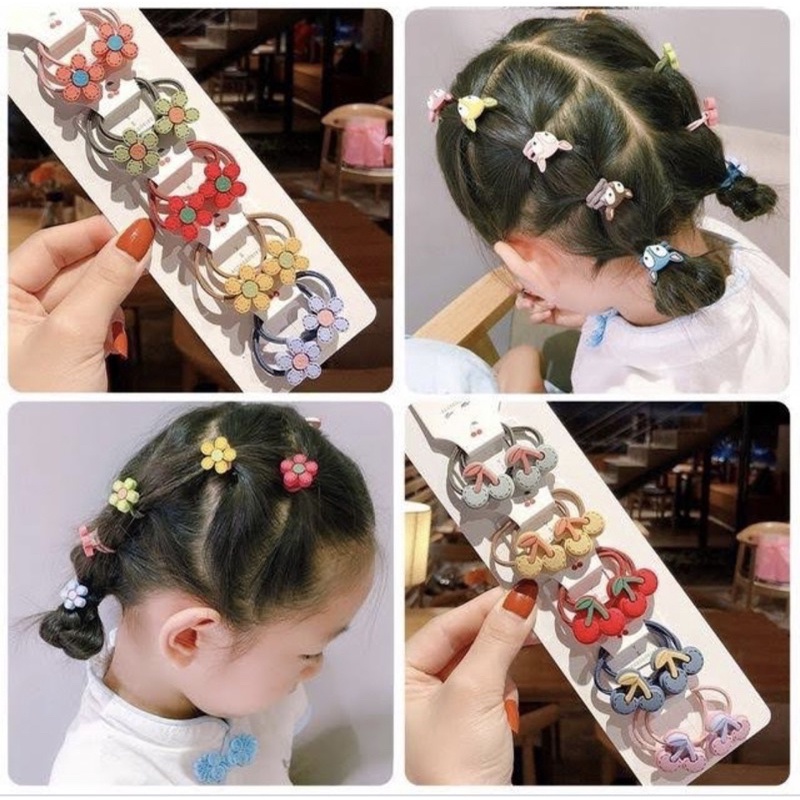 1 Dây buộc tóc caosu dể thương ( Giao hàng ngẫu nhiên)