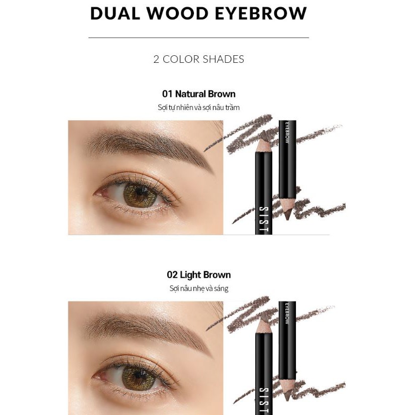 [SISTER ANN] DUAL WOOD EYEBROW (2 Colors) | BigBuy360 - bigbuy360.vn