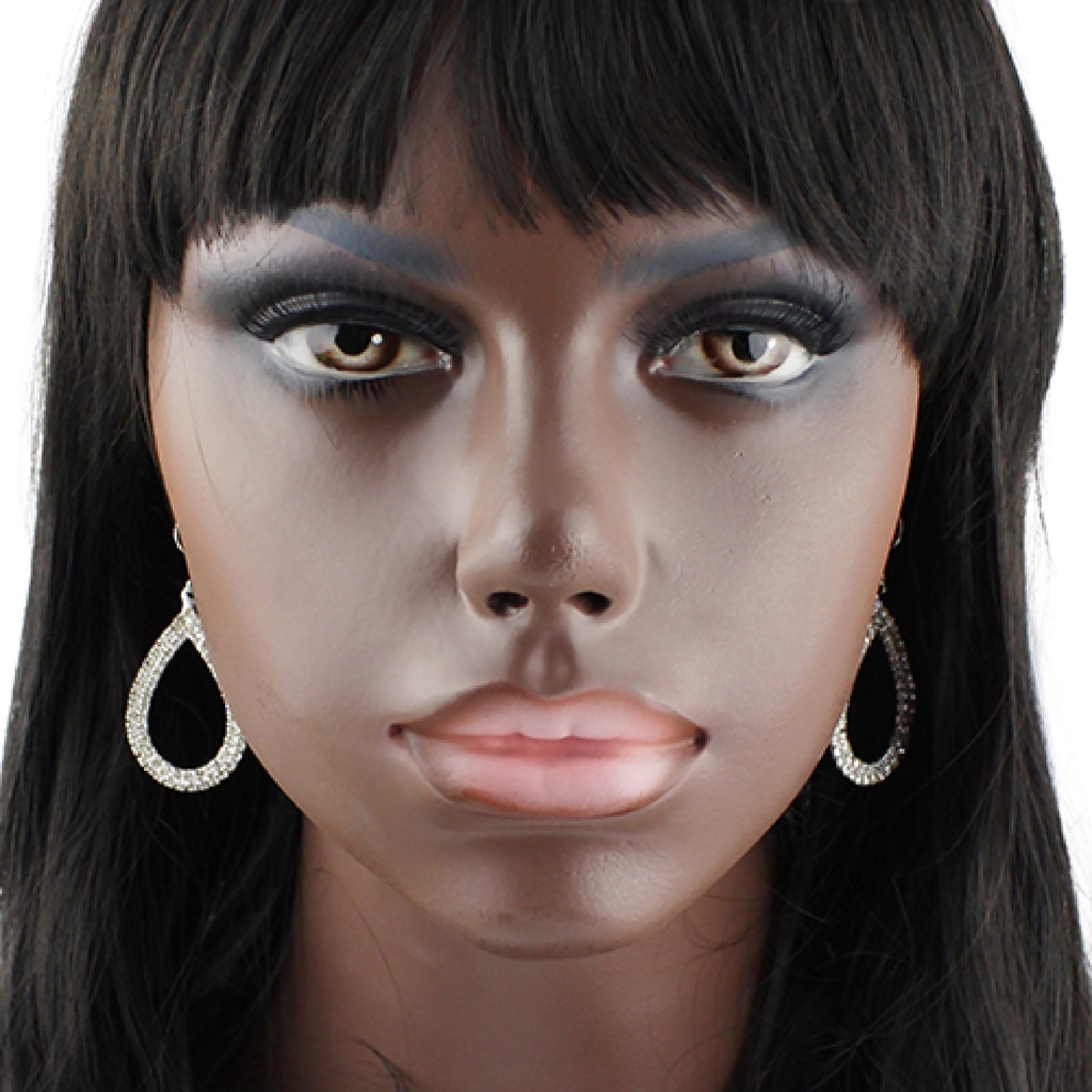 Đôi bông tai hình giọt nước đính đá thời trang cho nữ