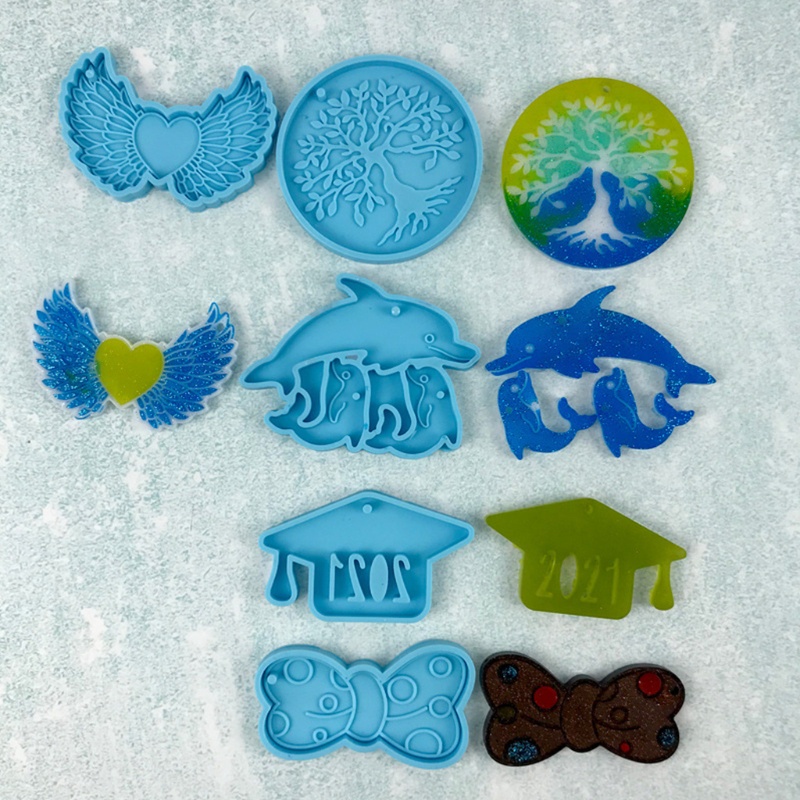 Khuôn Làm Trang Sức Bằng Nhựa Resin Thủ Công