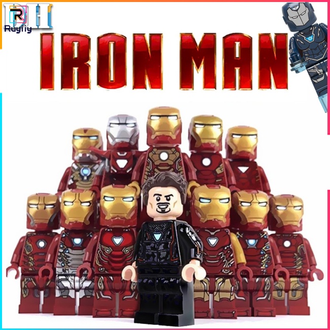 Bộ Lắp Ghép Lego Nhân Vật Iron Man Mark85 War Madchin Quantum armor R3
