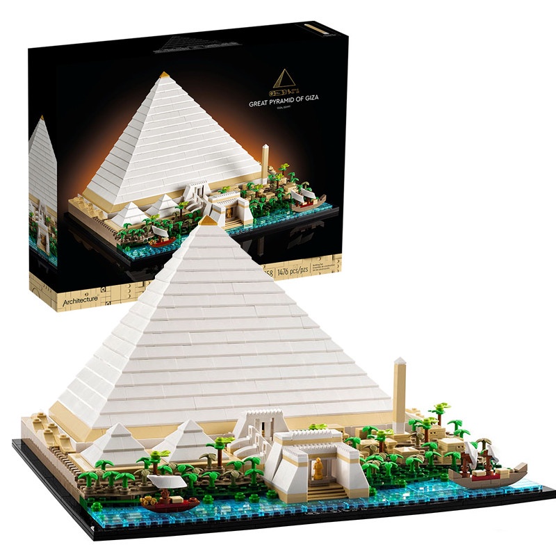 （CÓ SẴN）Đồ chơi lắp ráp mô hinh 6111The Great Pyramid of Giza Đại kim tự tháp Giza Ai Cập