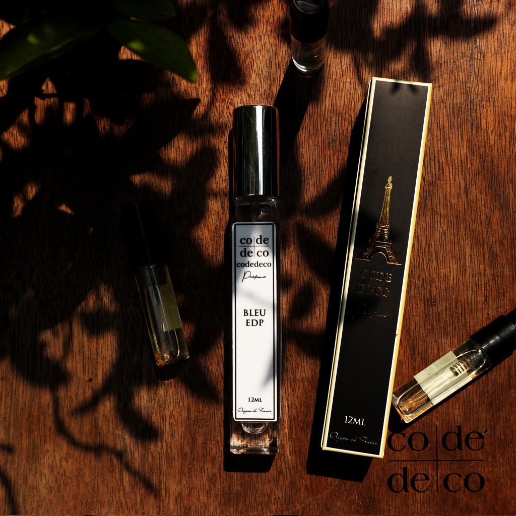 Tinh Dầu Nước Hoa Pháp Dạng Xịt Code Deco Bleu 12ml, Nam Tính, Lịch Lãm, Bí Ẩn | Thế Giới Skin Care