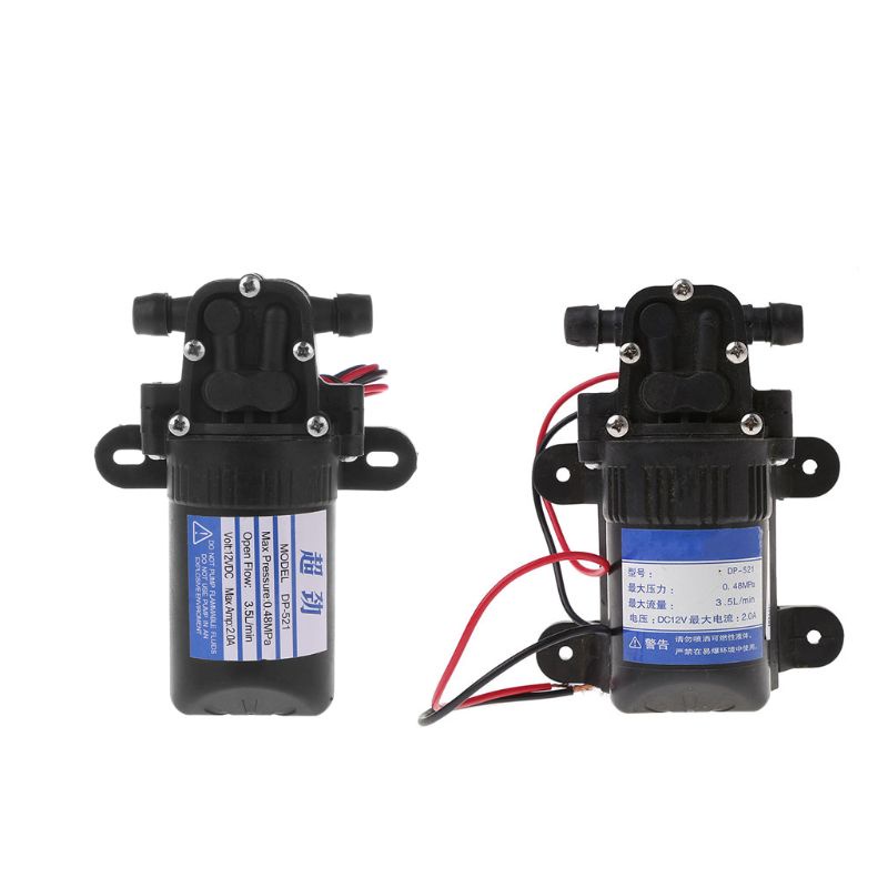 Ống Dẫn Nước Áp Suất Cao DC 12V 3.5L / Min 0.48MPa 70 PSI Pu