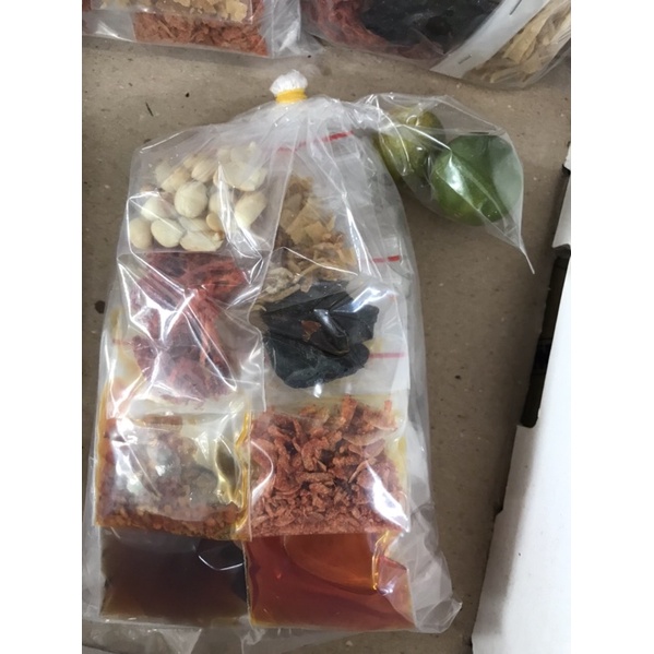 Set bánh tráng trộn đủ vị