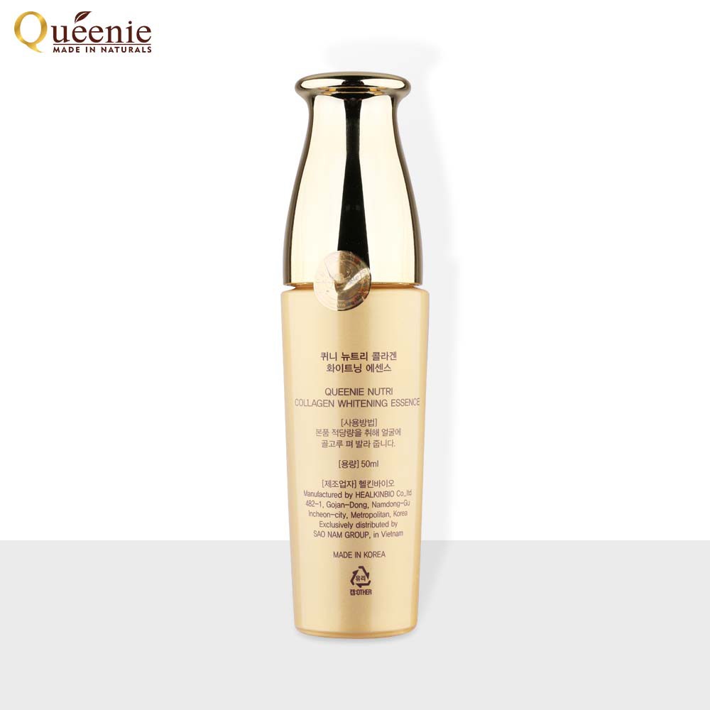 Tinh chất dưỡng trắng da Queenie bổ sung Collagen 50ml