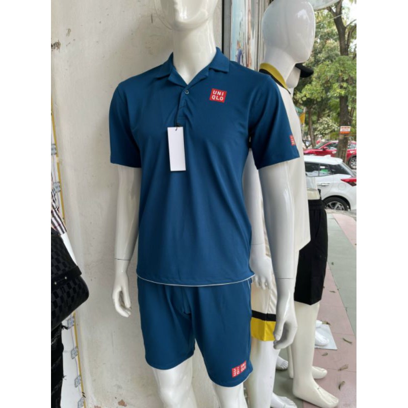 Bộ thể thao 💙HÀNG XUẤT DƯ💙 UNIQLO chất vải gai mát lạnh | BigBuy360 - bigbuy360.vn