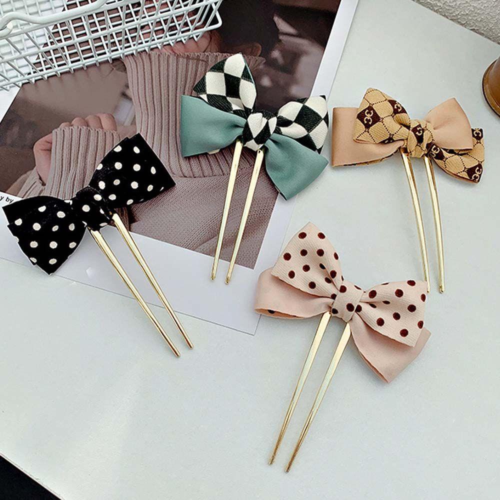 Trâm Cài Tóc Niken Họa Tiết Chấm Bi Dễ Thương Thời Trang Cho Bạn Gái