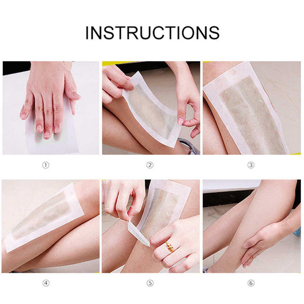HỘP 20 Miếng Dán Wax Lông Lạnh Chính Hãng DOLL-Tẩy Lông Tại Nhà Nhanh Chóng Tiện Lợi -1 Hộp 10 Miếng Đôi