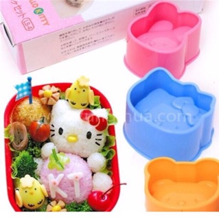 Bộ 3 khuôn cơm bento Nhật cho bé