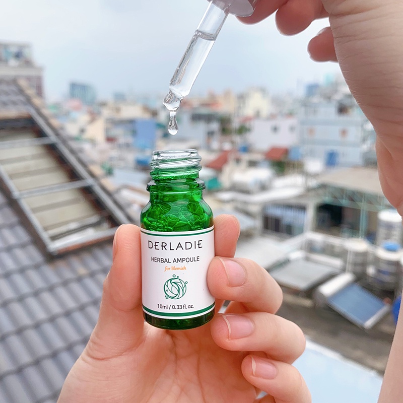 Tinh Chất Thảo Dược Chiết Xuất Tràm Trà Giảm Mụn, Phục Hồi Da Derladie Herbal Ampoule Blemish_ Derladie Chính Hãng