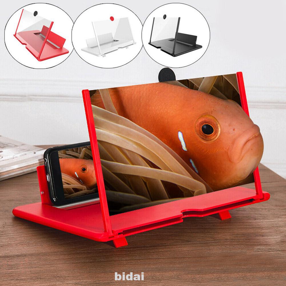 Kính Phóng Đại Màn Hình 3d 12 Inch Chống Trượt Cho Điện Thoại