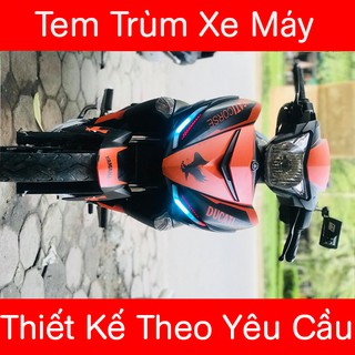 Tem Trùm Exciter 150 Cam Đen Nhám