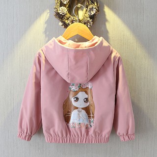 Áo Khoác Hoodie Kiểu Phương Tây Thời Trang Mùa Thu 2020 Cho Bé Gái