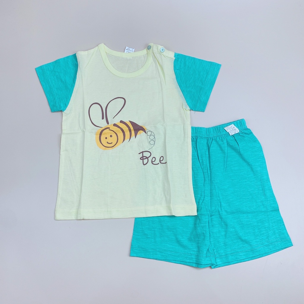 Bộ cotton giấy the minou màu vàng con ong