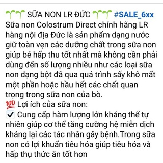 ~Sữa non COLOSTRUM ĐỨC DATE MỚI NHẤT