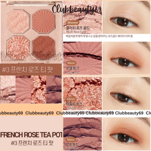 Bảng Phấn Mắt 4 Ô Etude House Play Color Eyes Mini Jewelry 4g, kèm bill web