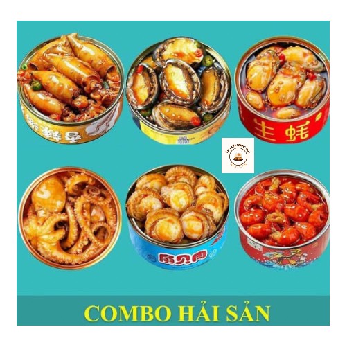 HẢI SẢN ĐÓNG HỘP BÀO NGƯ ĐÓNG HỘP CÁC LOẠI HẢN SẢN 100GR ĐỒ ĂN VẶT