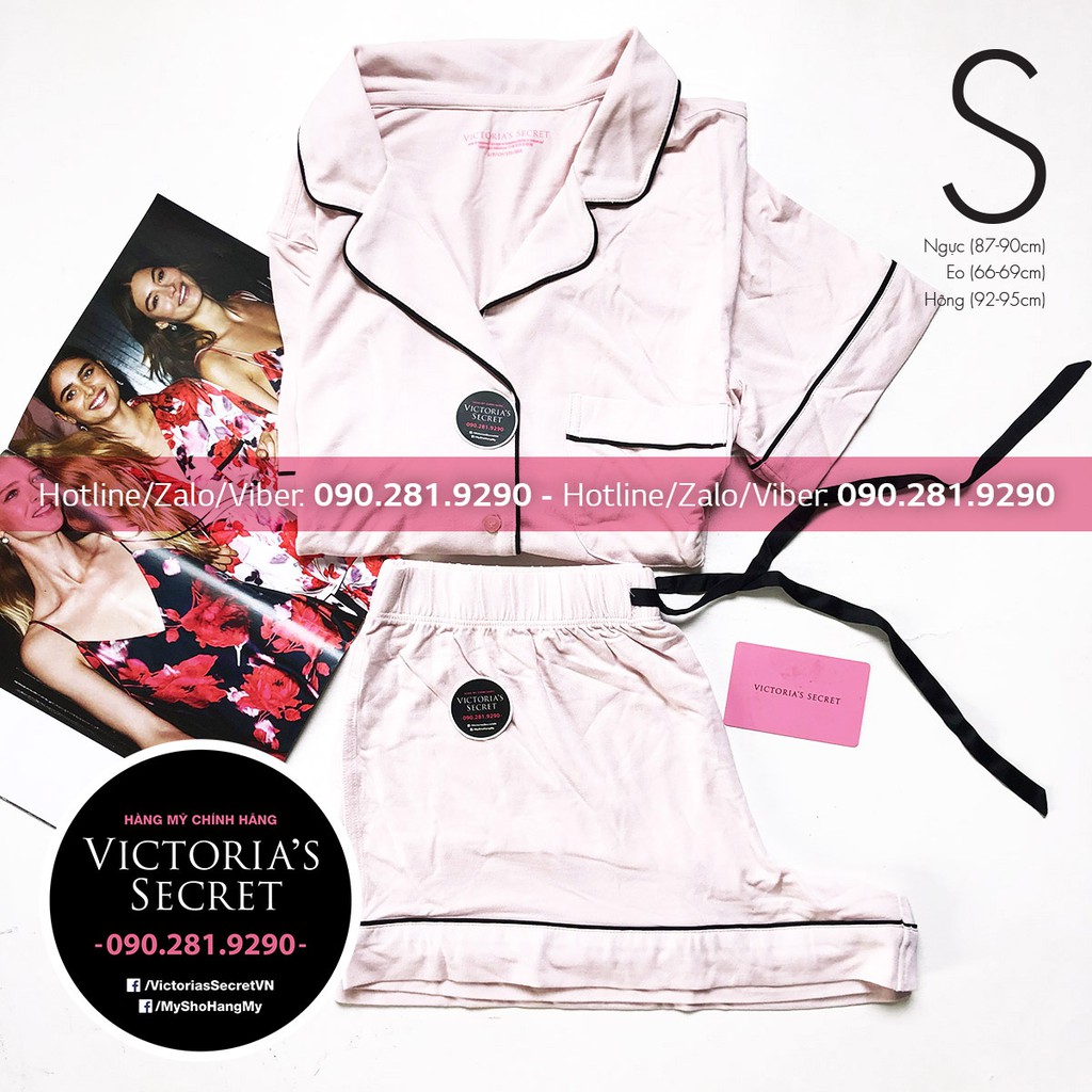[Size S] Bộ đồ ngủ với màu hồng phấn quyến rũ và sexy - Modal Short PJ Set (Mauve Chalk)