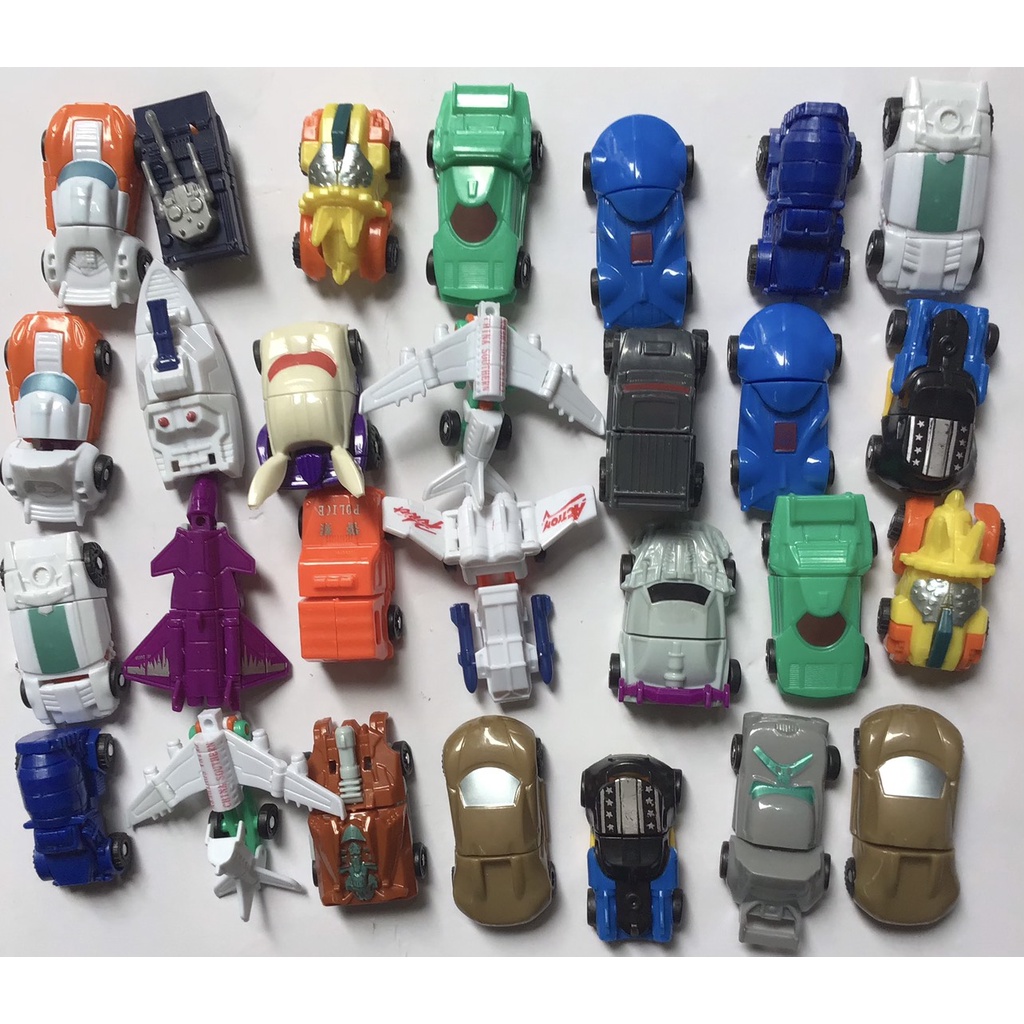 Combo 10 xe lắp ráp robot, Đồ chơi sáng tạo cho bé