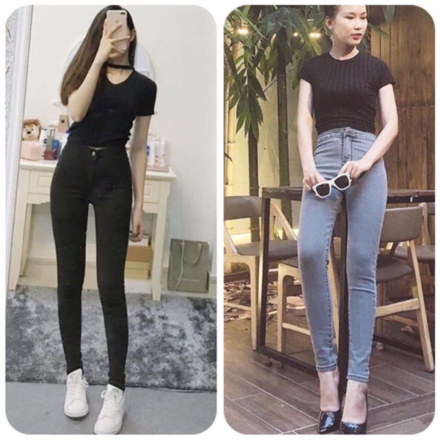 QUẦN JEAN LƯNG CAO KO TÚI CÔNG SỞ