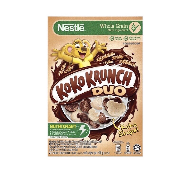 Bánh Ăn Sáng Ngũ Cốc Nestlé Koko Krunch Duo 330G