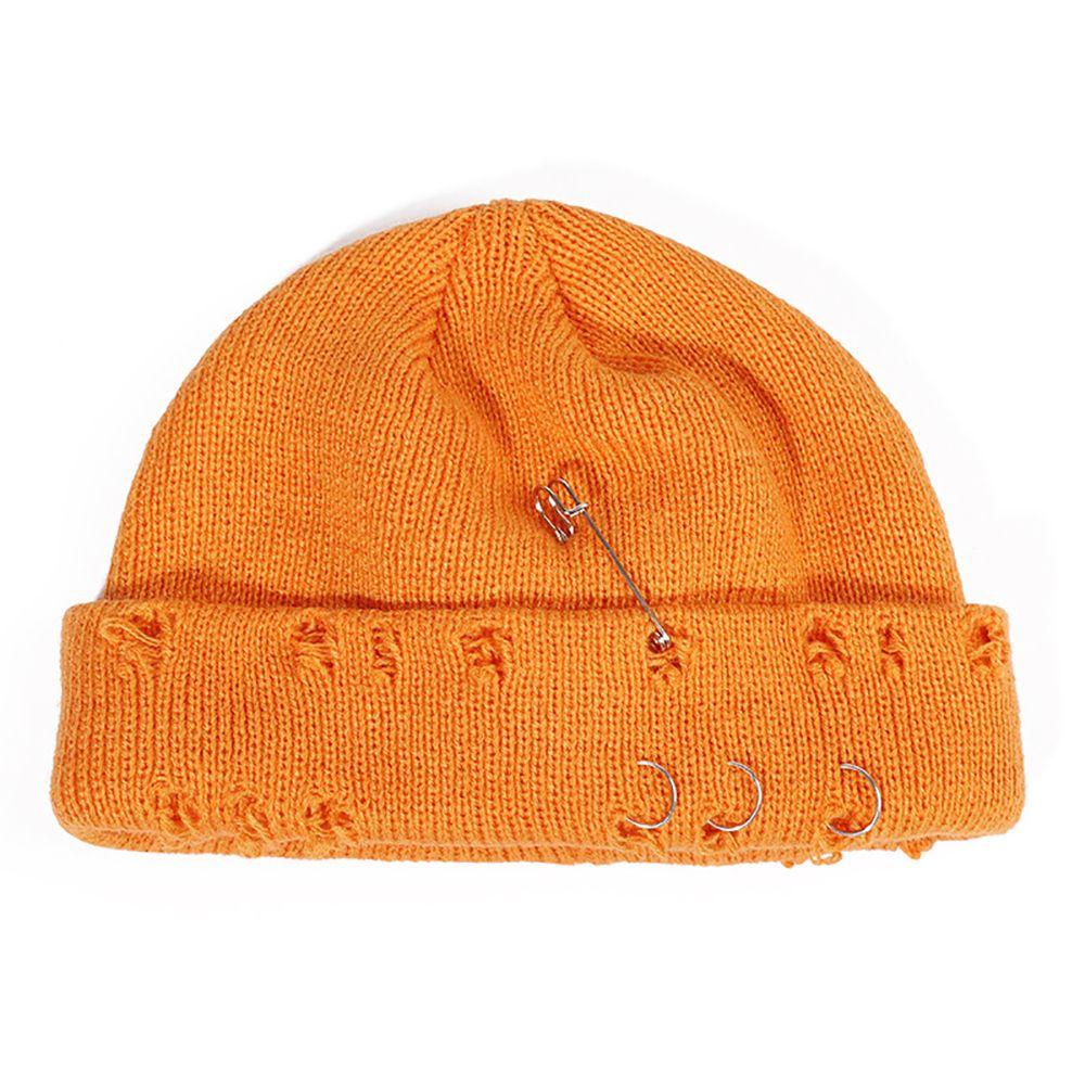 SOMEDAYZL Mũ Dệt Kim Co Giãn Phối Lỗ Tròn Thời Trang Mùa Đông Ấm Áp Cho Nam Và Nữ