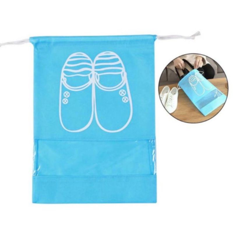 Túi Đựng Giày Hoạ Tiết Chống Bẩn Đi Du Lịch Tiện Lợi