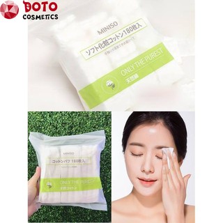 [RẺ VÔ ĐỊCH] Bông tẩy trang Miniso 1000 miếng🍓FREESHIP🍓Nhật Bản/Bông Tẩy Trang 180 miếng.