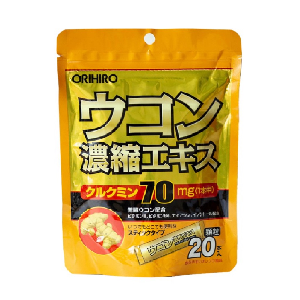 Tinh Bột Nghệ Giải Rượu Orihiro Túi 20 Gói