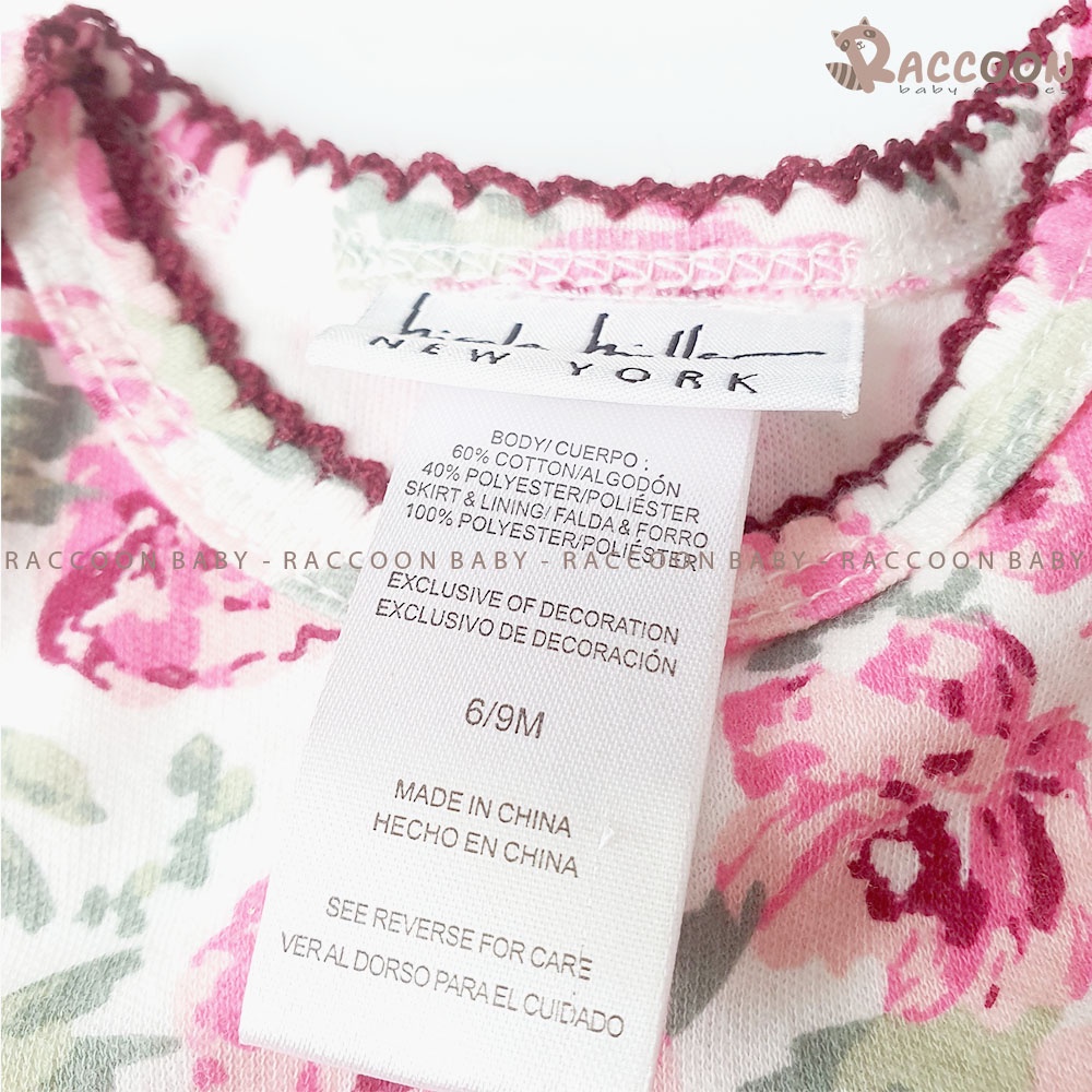 Bộ đồ liền thân dạng váy xuất Pháp điệu đà body dress cho bé gái Hicole Hiller