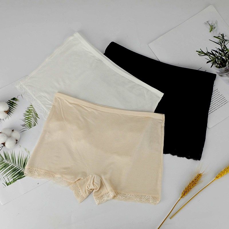 Quần mặc váy lót trong đùi short bảo hộ thun lạnh đẹp màu da