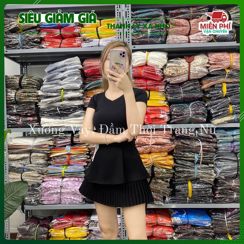 ✅Ảnh thật 100% ✅🎯🎯 Chân váy xếp ly ngắn xòe sang chảnh ( xếp ly 1 tầng)🍀 | BigBuy360 - bigbuy360.vn