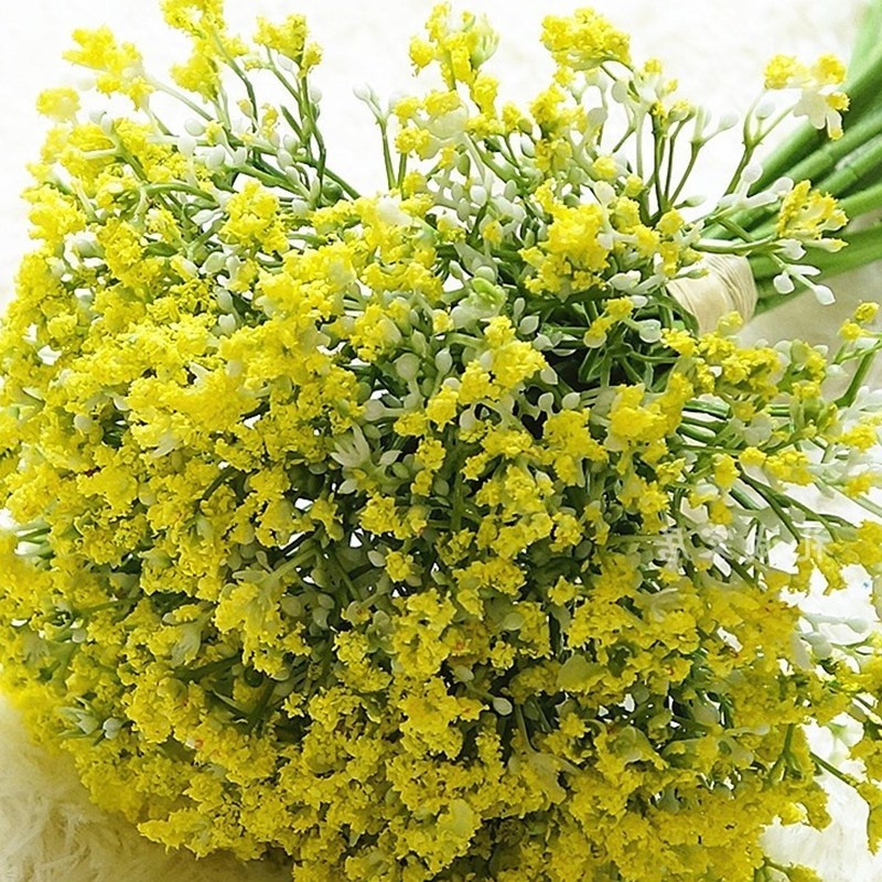 Set 16 Cành Hoa Gypsophila Giả Dùng Trang Trí Tiệc Cưới